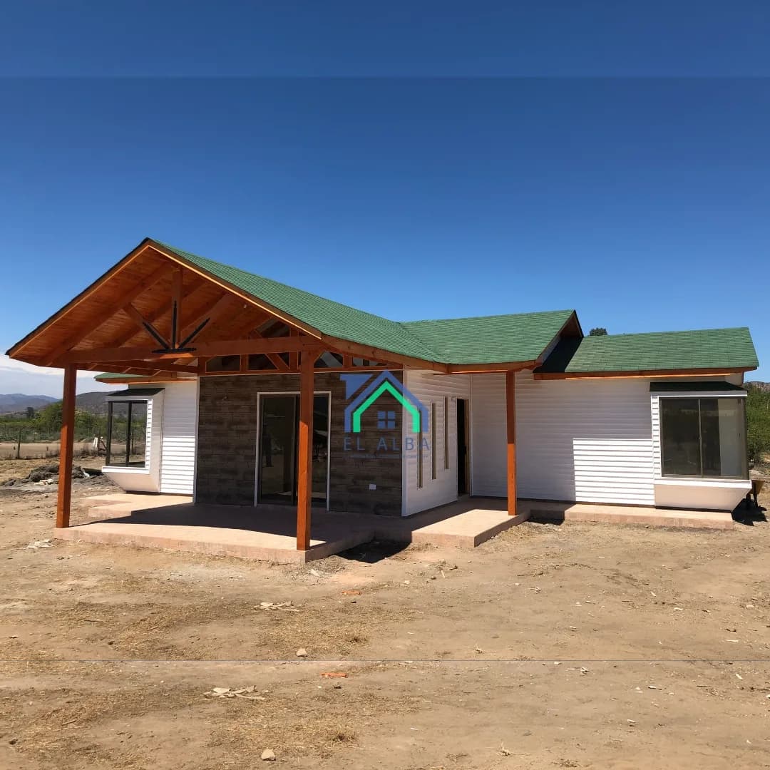 Casa prefabricada Modelo El Alba — 76 m², estilo tradicional